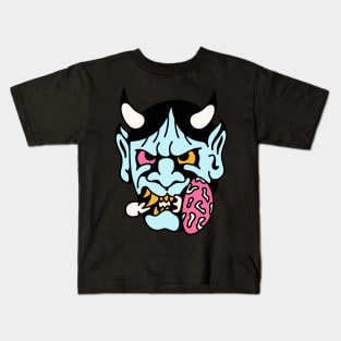 Hannya oni mushroom Kids T-Shirt